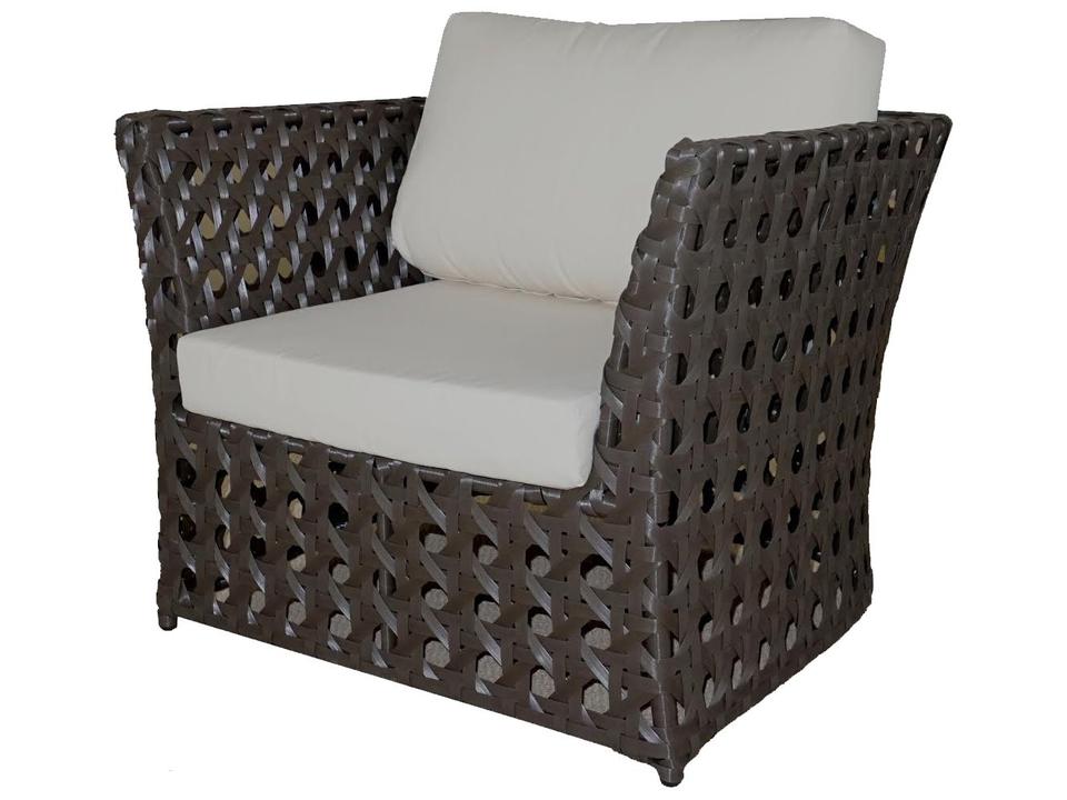 Open Wicker Lounge Chair