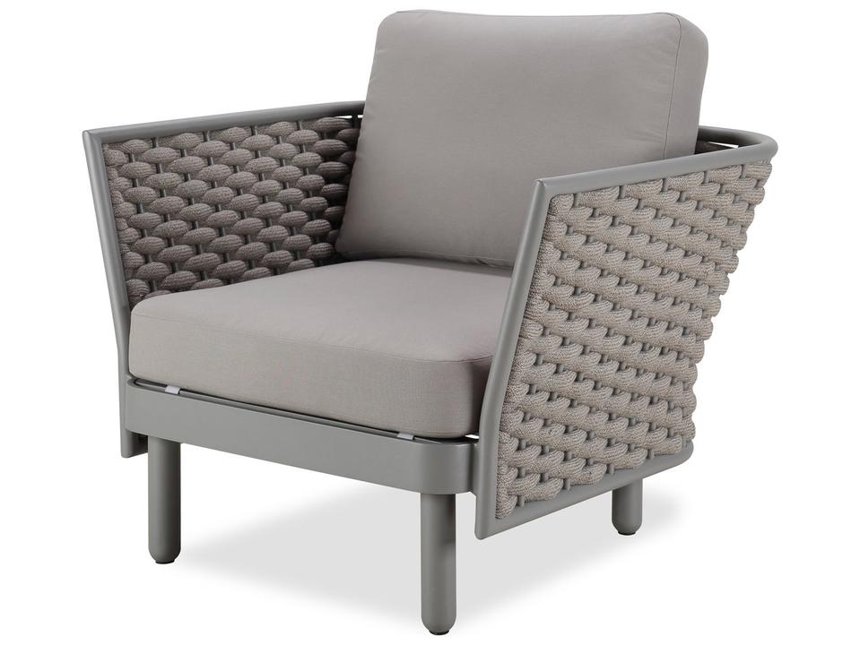 Palma Aluminum Lounge Chair with Adjustable Backrest