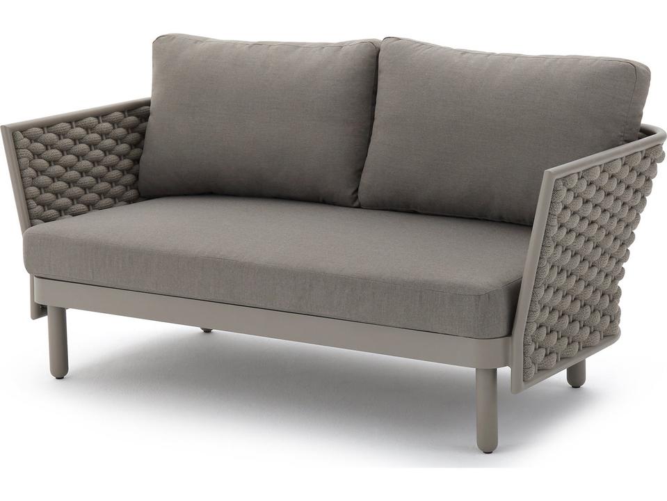 Palma Aluminum Loveseat with Marine Grade Rope