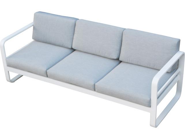 Bonaire Cushion Aluminum Sofa in White
