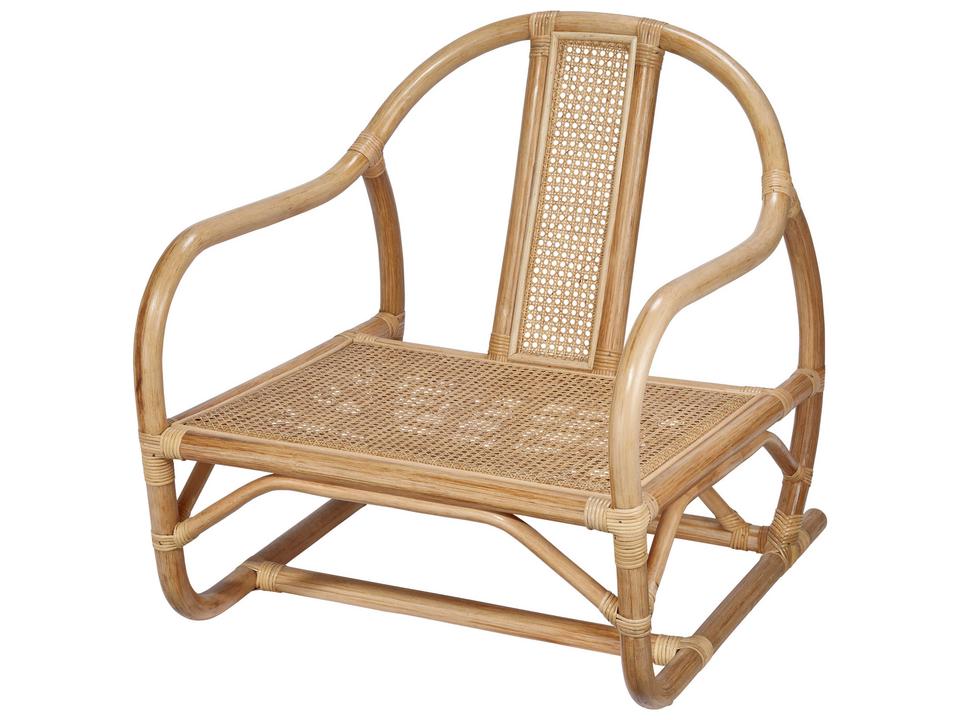Orchid Natural Rattan Lounge Accent Chair