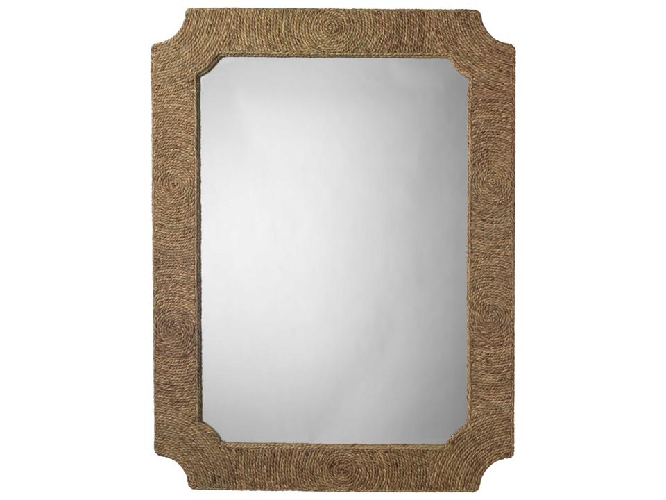 Marina Handwoven Seagrass Wall Mirror in Natural