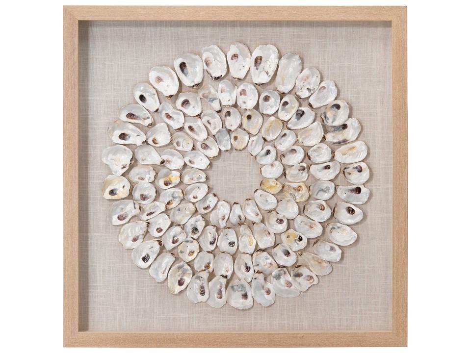 Maldives Framed Wall Art White Abalone Shells