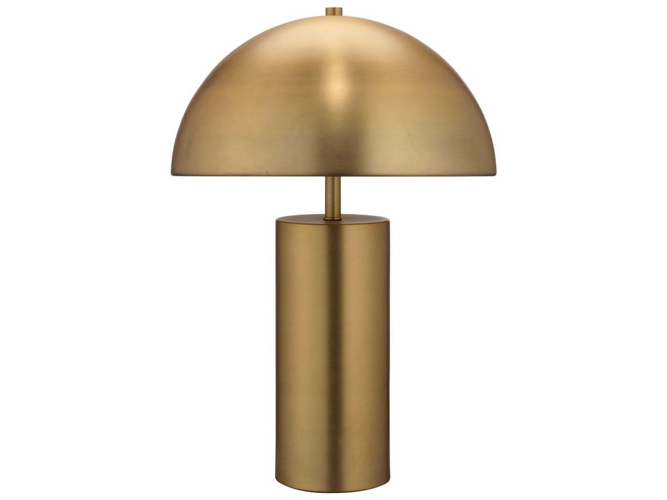 Felix 2-Light Table Lamp in Antique Brass Metal