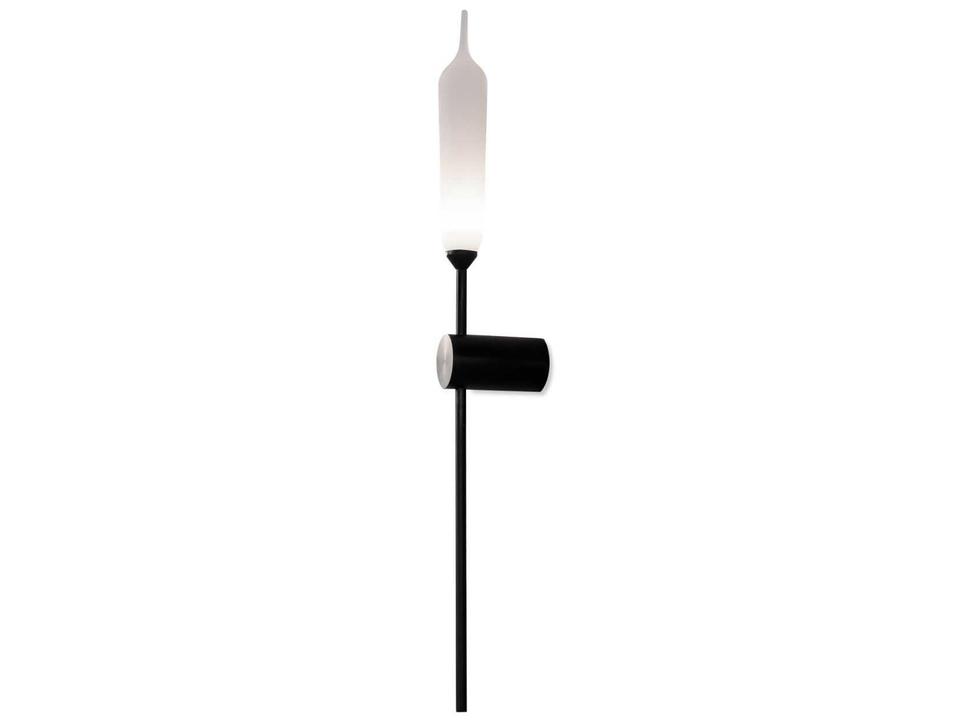 Nilo 1-Light Outdoor Wall Light in Matte Black