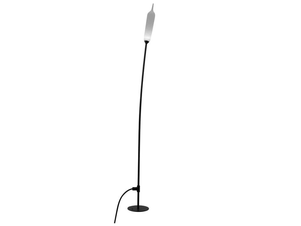Nilo 47-Inch Outdoor LED Floor Light in Matt Black and White