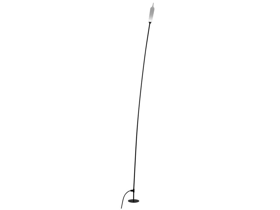Nilo 87-Inch Outdoor LED Floor Lamp in Matte Black