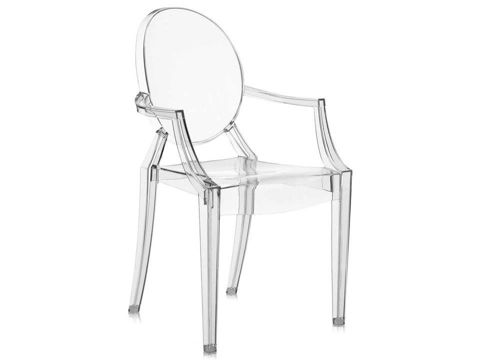 Lou Ghost Recycled Plastic Dining Chair