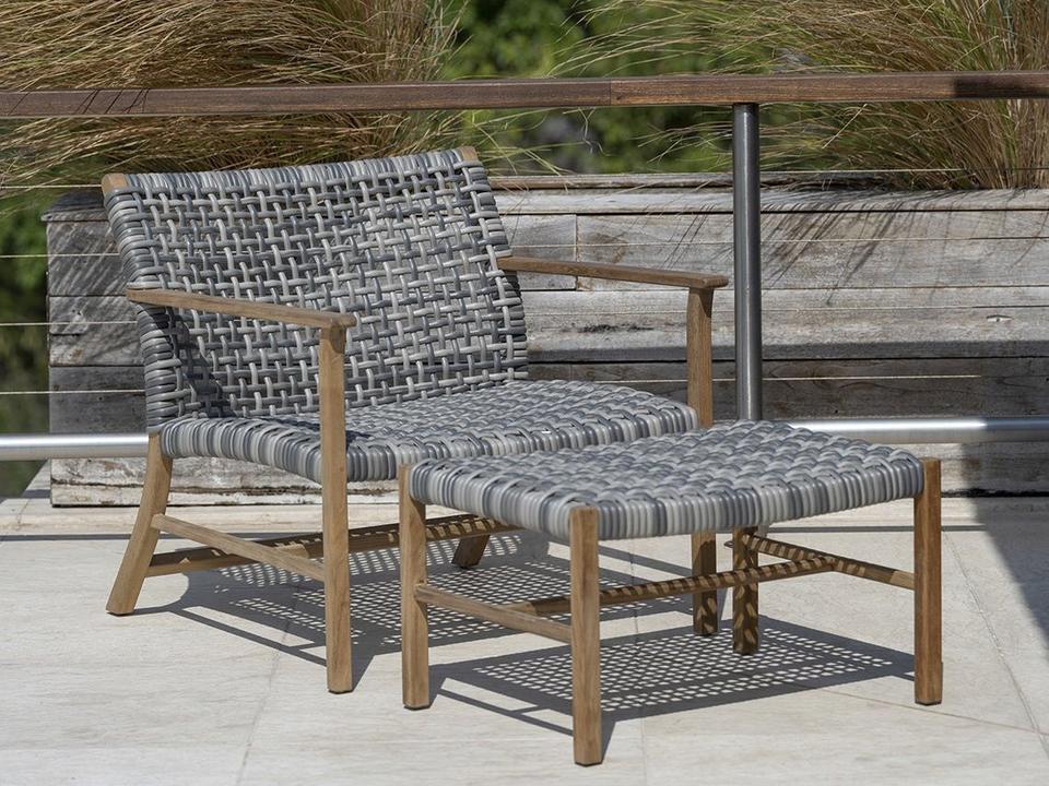 Catherine Teak Wicker Lounge Set