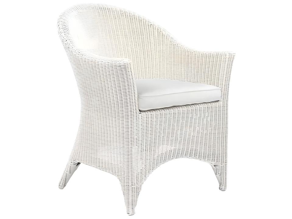 Cape Cod Wicker Cushion Dining Chair