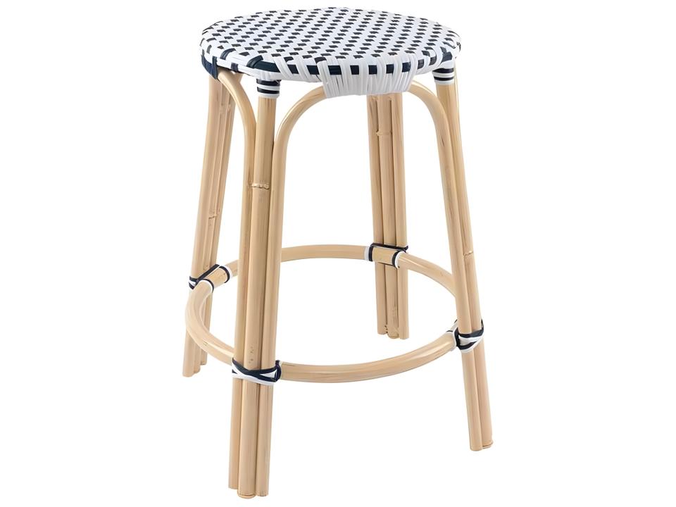 Cafe All-Weather Wicker Outdoor Counter Stool