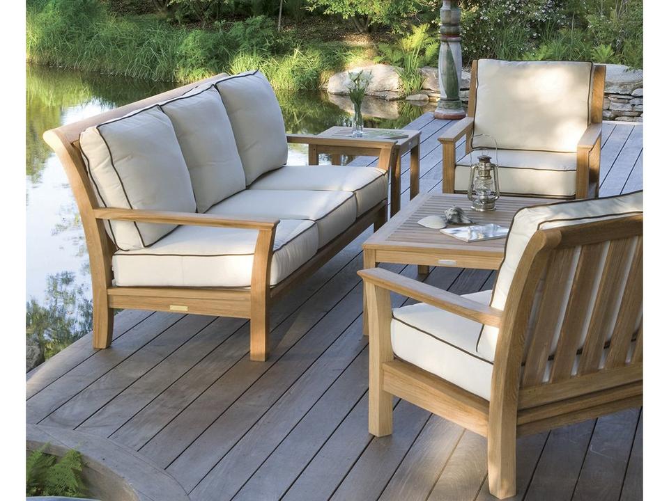 Chelsea Teak Cushion Lounge Set