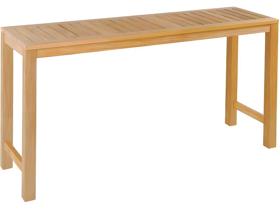 Classic Teak 60"W x 18"D Rectangular Console Table
