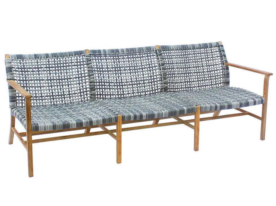Catherine Teak Wicker Sofa Outdoor