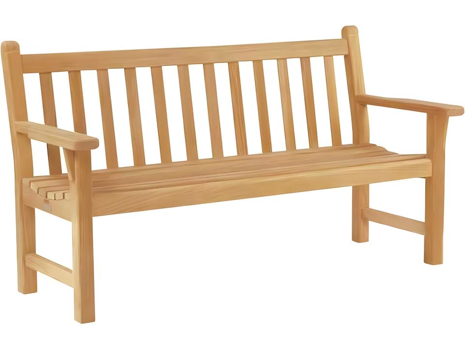 Dunbarton 5' Teak Garden Bench Classic English