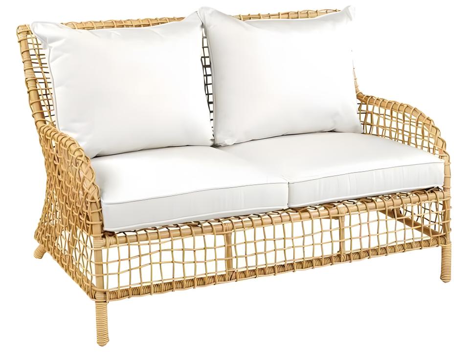 Charlotte Aluminum Cushion Loveseat