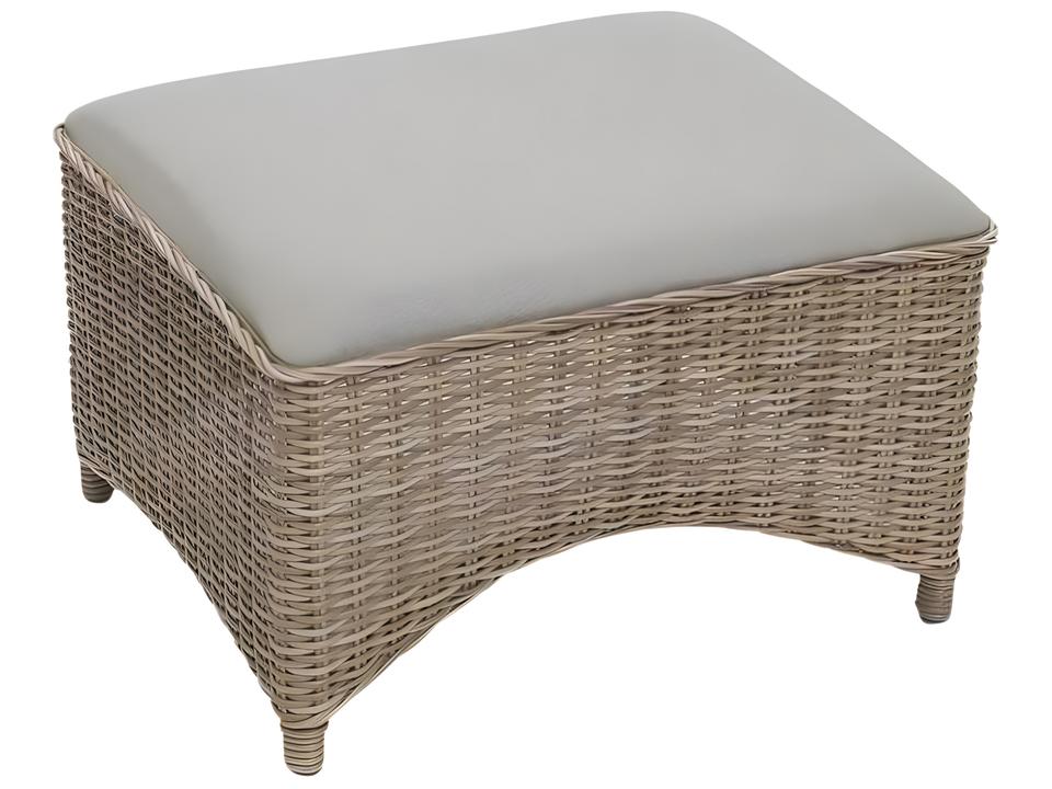 Milano Wicker Sling Ottoman