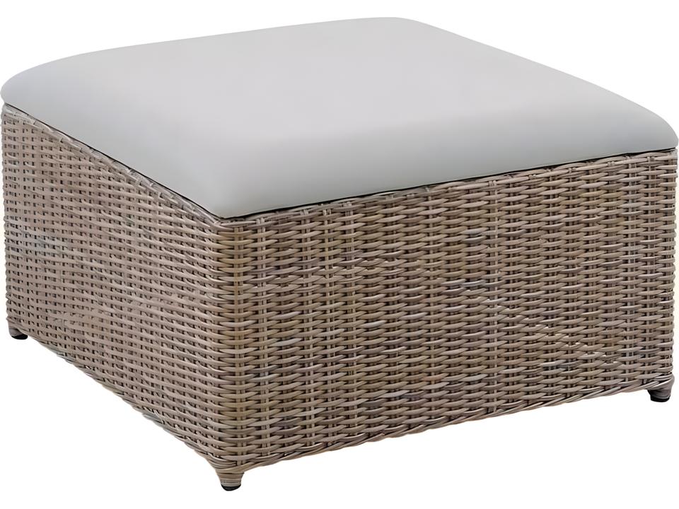 Milano Wicker Sling Sectional Ottoman