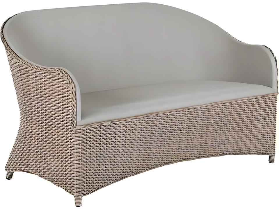 Milano Wicker Sling Loveseat