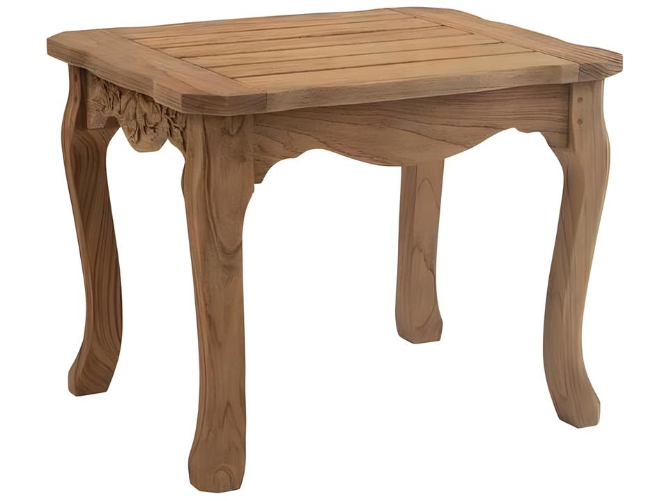 Normandy Rectangular Teak Outdoor End Table