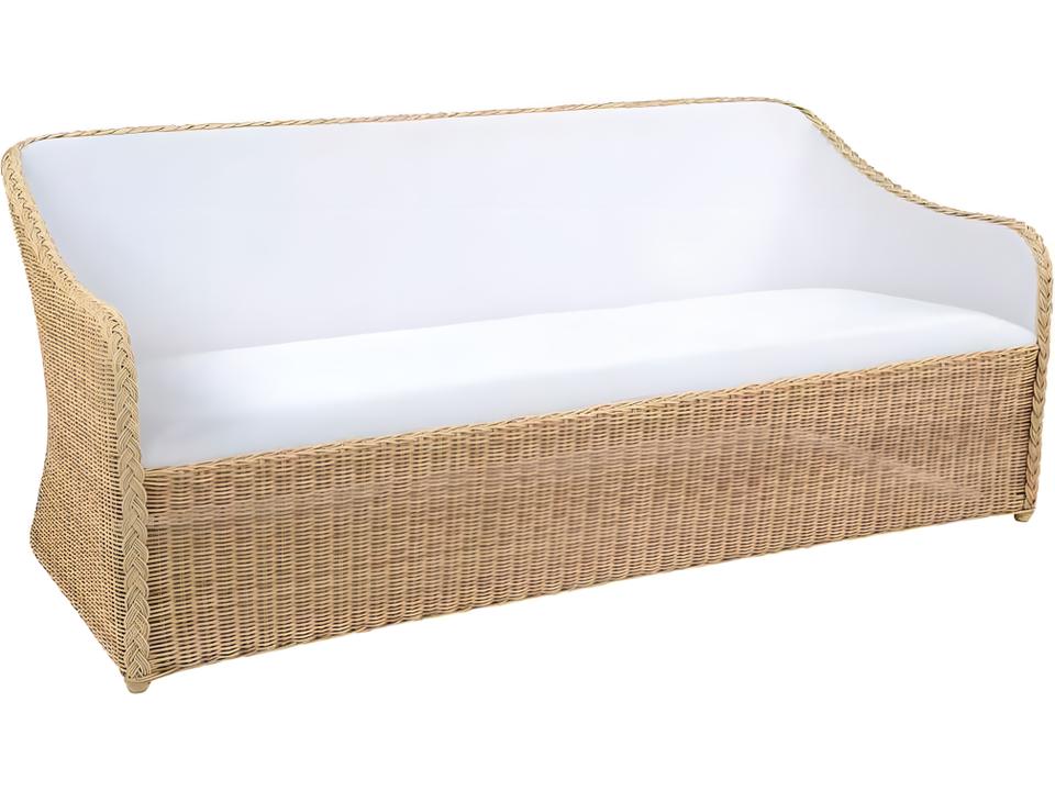 Quogue Club Sofa Modern Outdoor Wicker