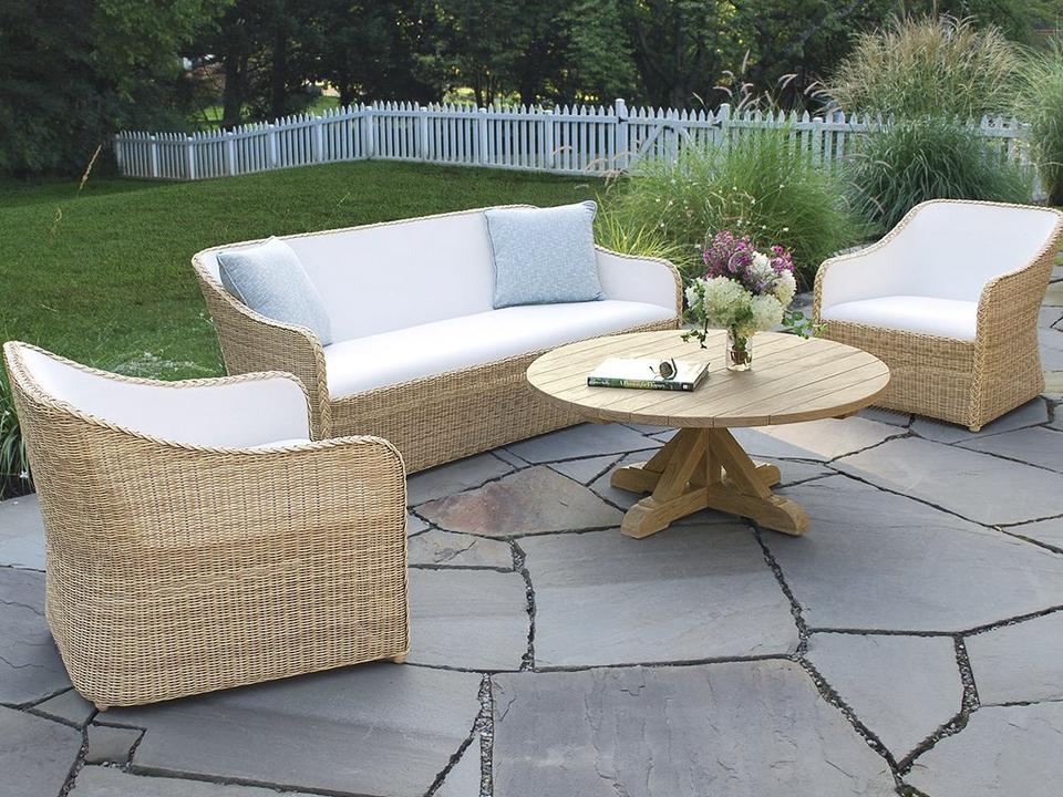 Quogue Wicker Sling Lounge Set