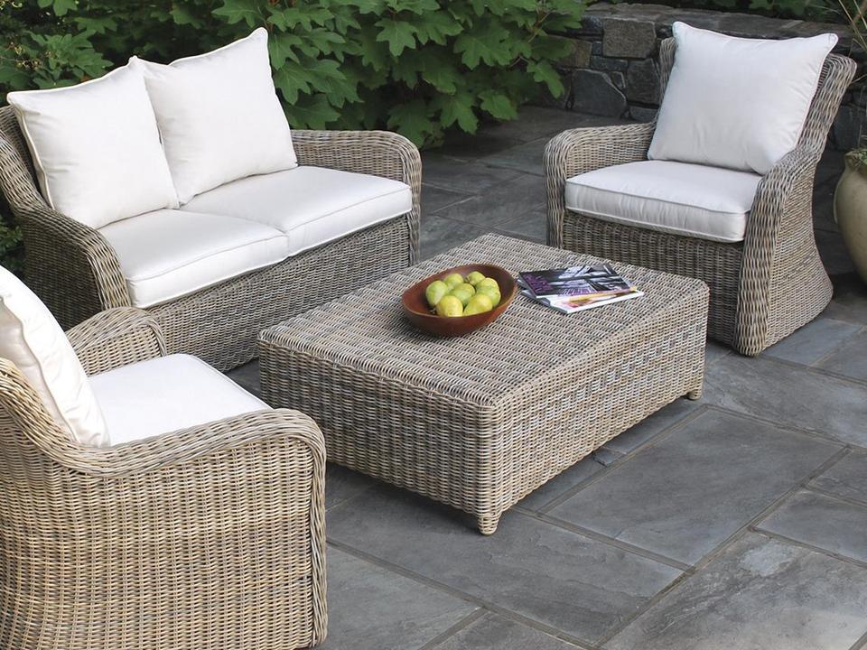 Sag Harbor Wicker Cushion Lounge Set