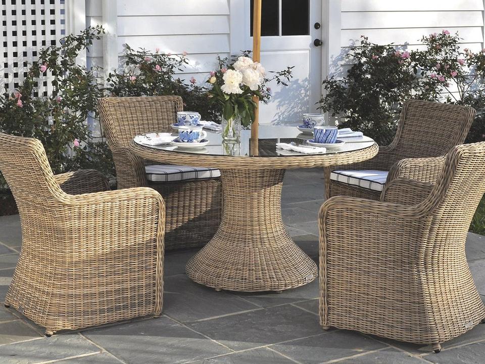 Sag Harbor Wicker Dining Set