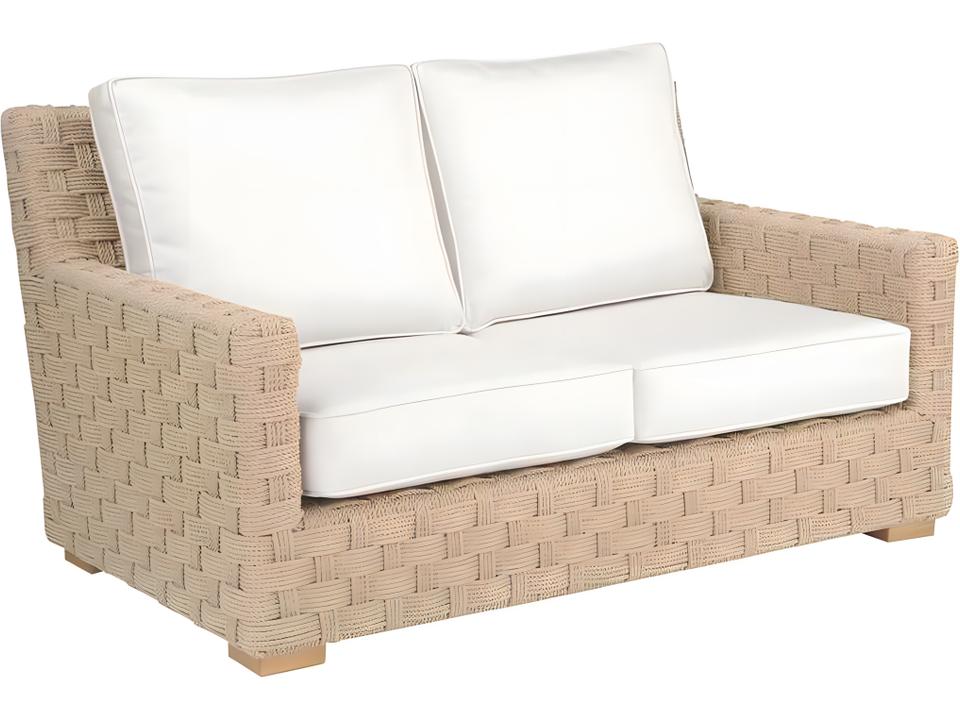Special Order St. Barts Aluminum Cushion Loveseat