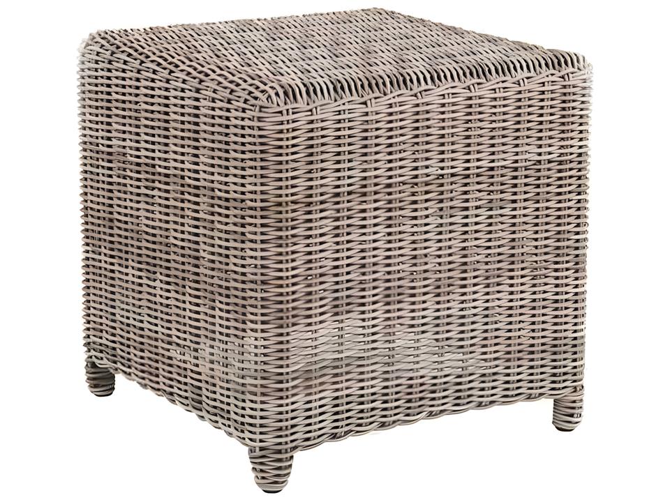 Sag Harbor 20-Inch Square All-Weather Wicker End Table