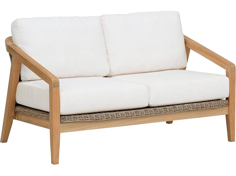 Spencer Teak Cushion Loveseat