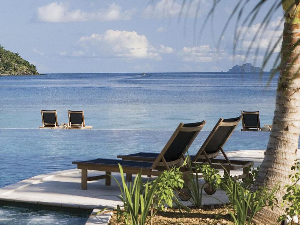 St. Tropez Teak Sling Lounge Set