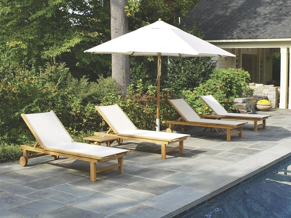 St. Tropez Teak Sling Lounge Set