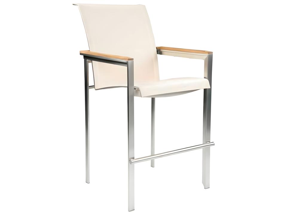Tivoli Stainless Steel Sling Bar Stool