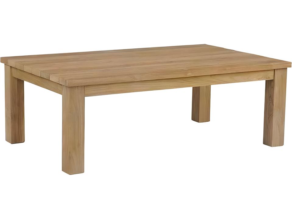 Tuscany 51 Inch Long x 32 Inch Wide Teak Coffee Table Vintage Teak