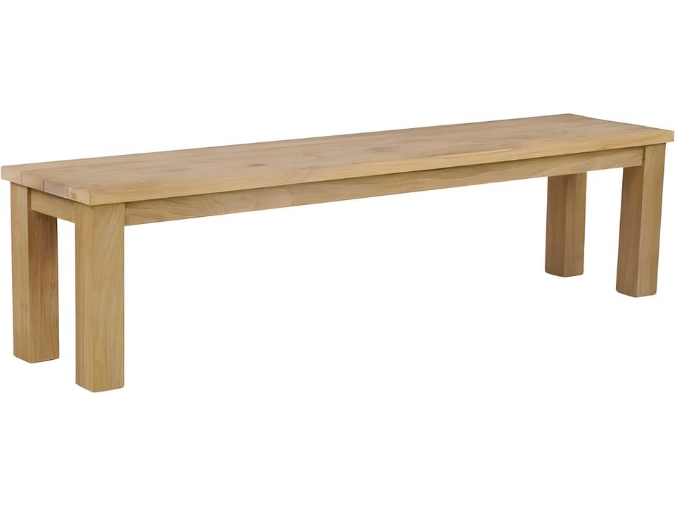 Tuscany 6' Backless Bench Distressed Teak