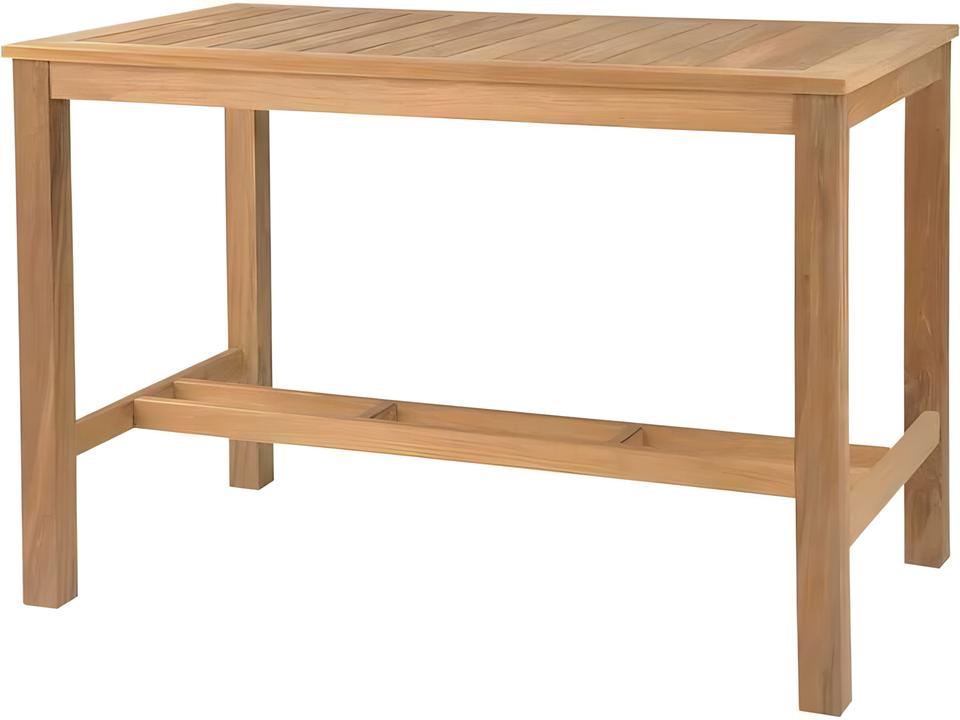 Wainscott Rectangular Bar Table 59x34 Inch Teak