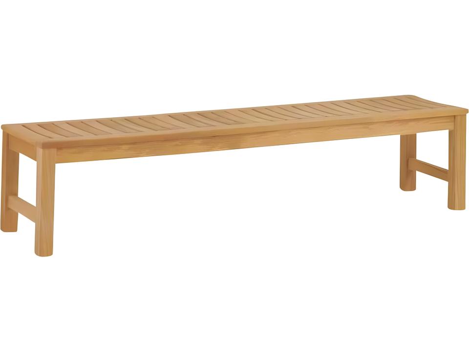 Waverley 6ft Backless Bench in Solid Teak