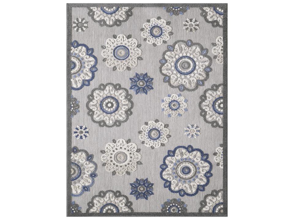 Calla Floral Indoor Outdoor Area Rug