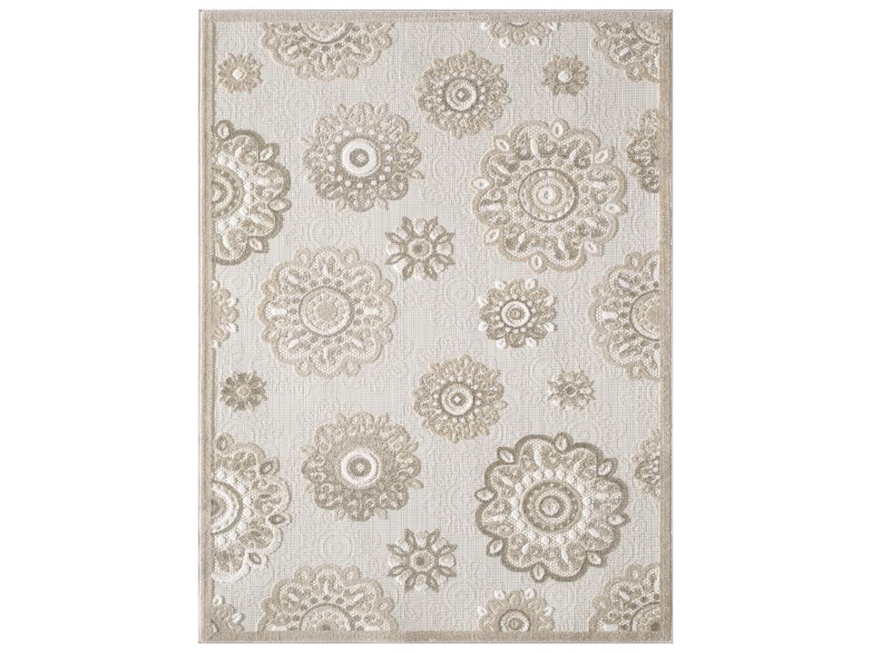 Calla Floral Indoor Outdoor Area Rug
