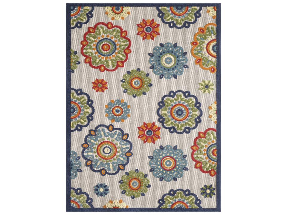 Calla Floral Indoor Outdoor Area Rug