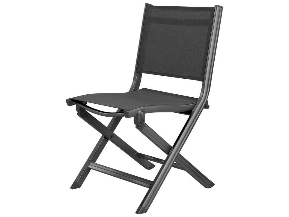 Basic Plus Folding Reclining Lounge Chair in Anthracite