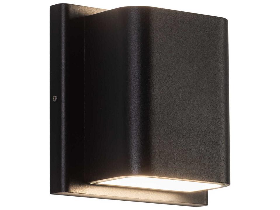 Tolan 1-Light LED Outdoor Wall Sconce in Black