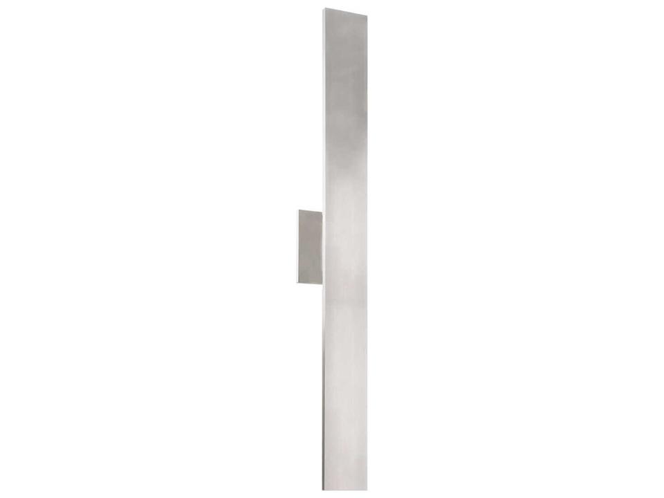 Vesta 28-Inch 1-Light Integrated LED Outdoor Wall Light in Brushed Nickel