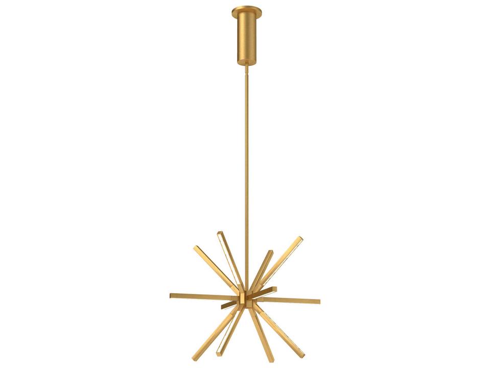 Sirius Minor Brushed Gold Sputnik Chandelier