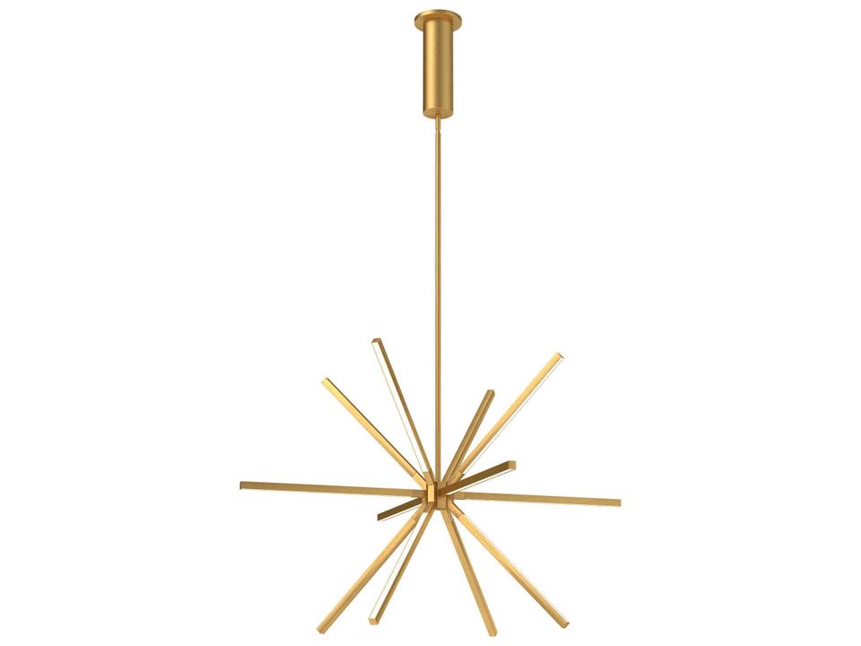 Sirius Minor Brushed Gold Sputnik Chandelier