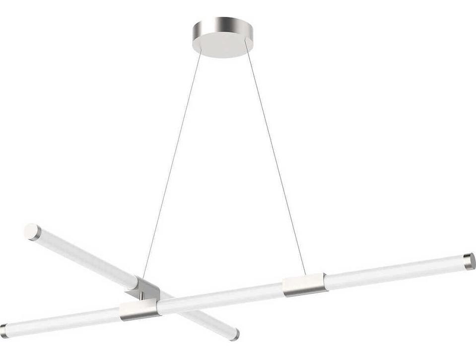 Akari Brushed Nickel Linear Chandelier