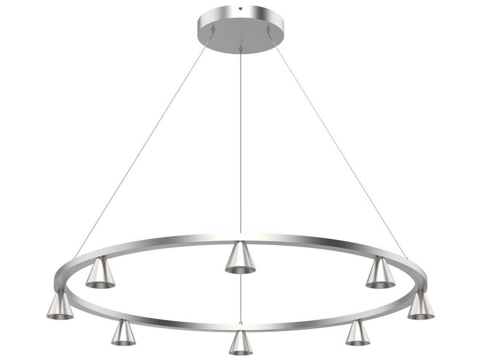 Dune Brushed Nickel Chandelier