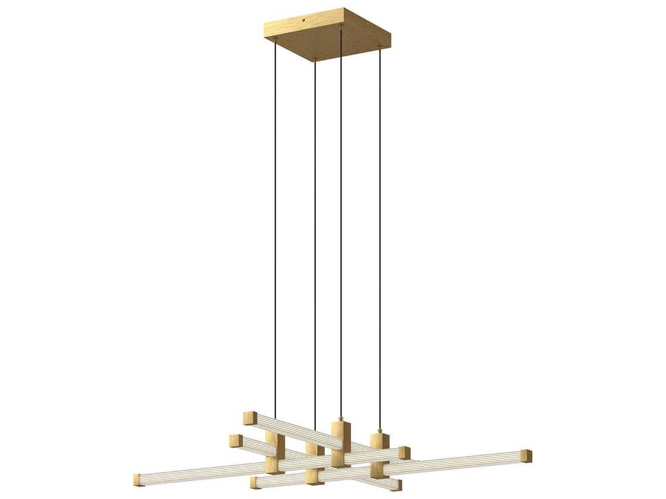 Blade Linear LED Chandelier in Brushed Gold