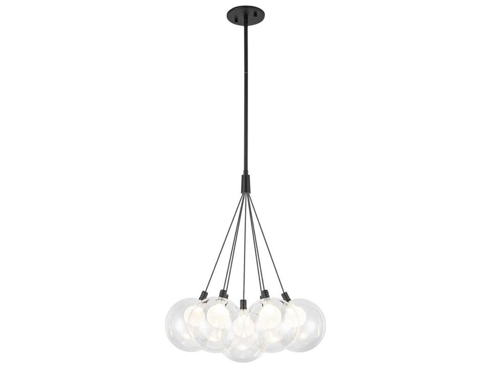 Bolla Black Globe Chandelier
